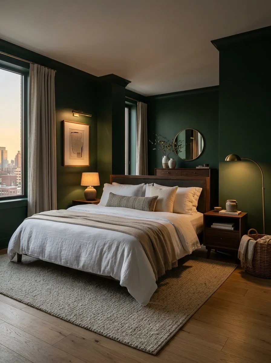 Layer Warm Lamps Instead of Flooding the Room With Ceiling Light