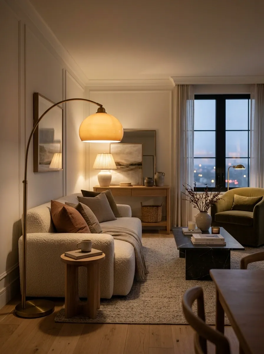Layer Warm Lighting Instead of Relying on the Ceiling Fixture