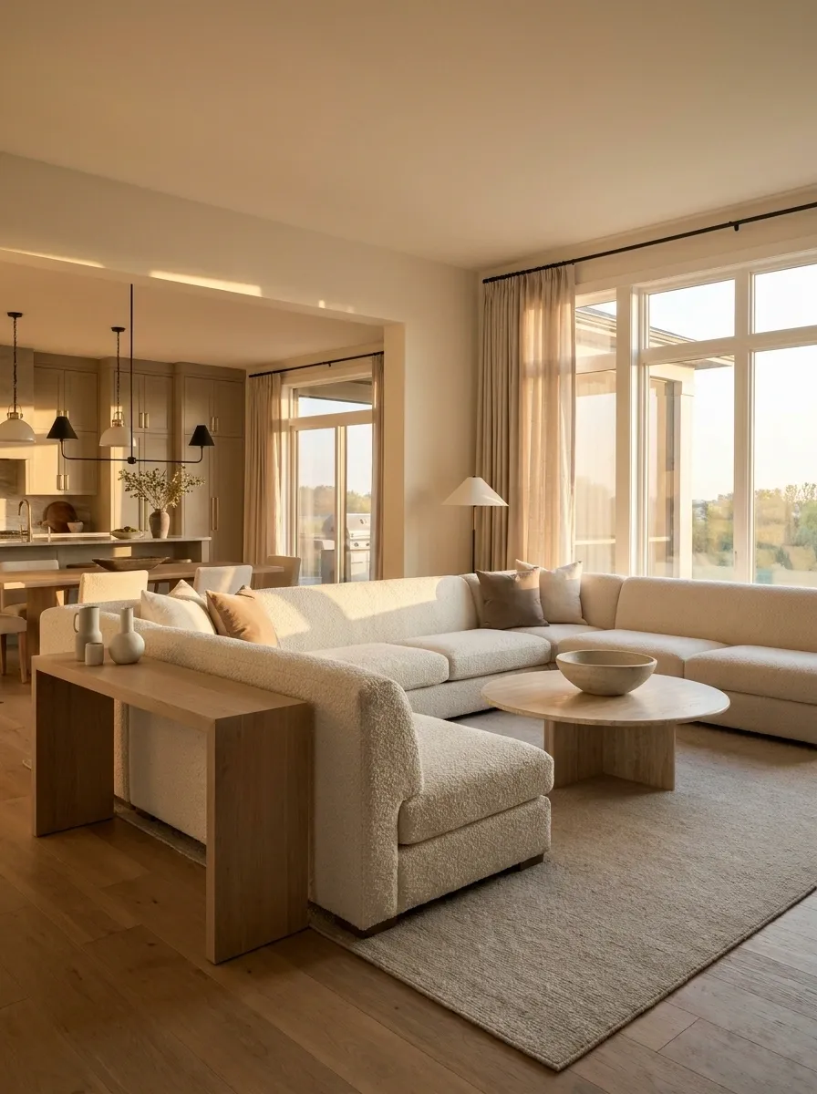 Leave the Sofa Open to the Room Instead of Closing It Off