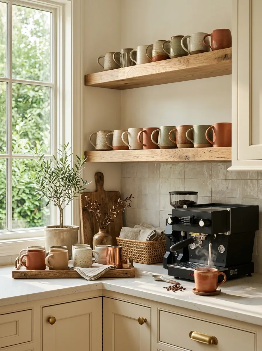 Let a Collection of Mugs Become Kitchen Decor