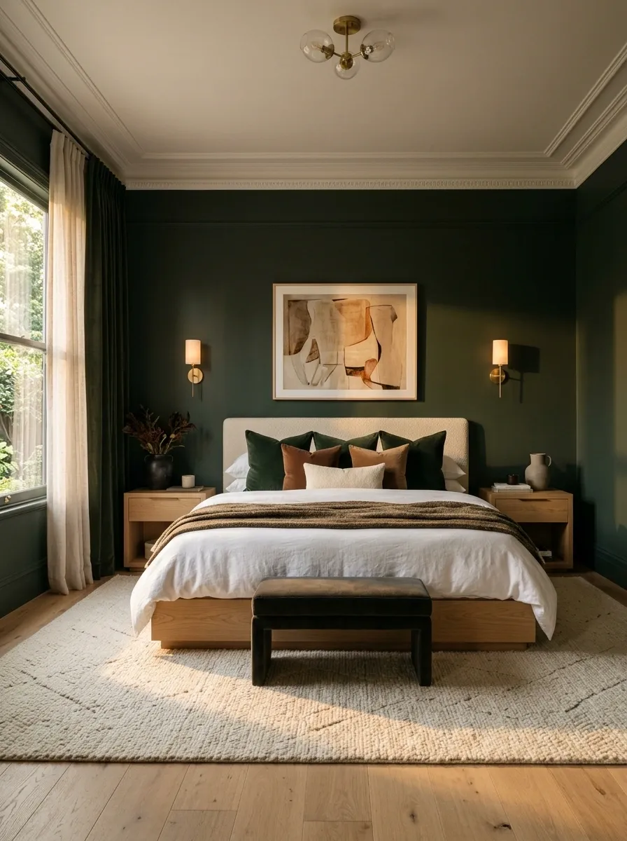 Let a Large Light Rug Stop the Room From Feeling Heavy
