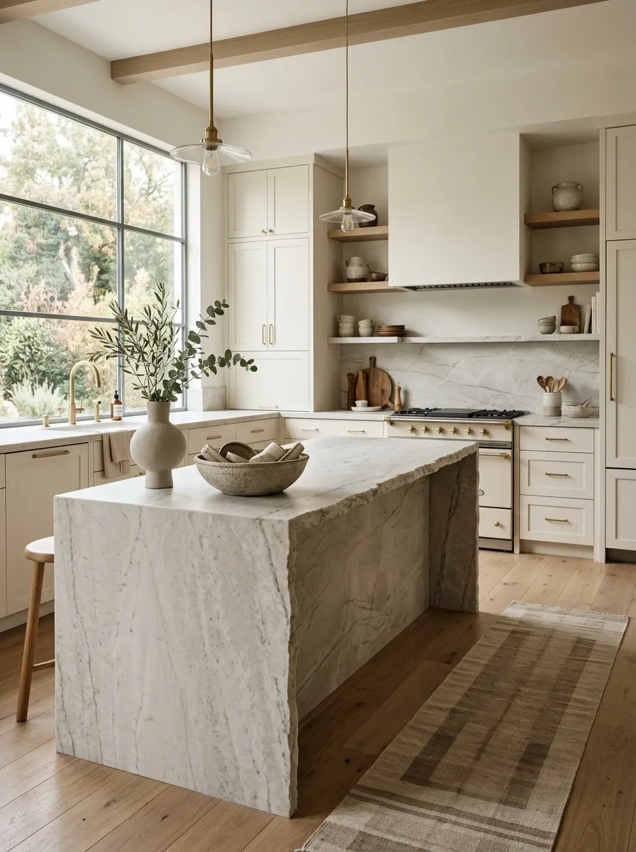 Let natural stone be slightly imperfect