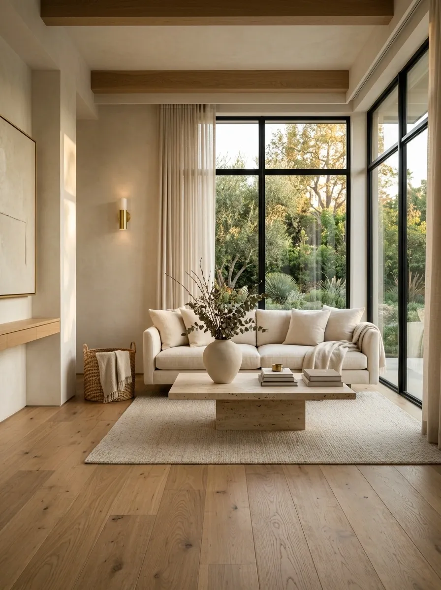Let One Material Lead Instead of Giving Every Finish Equal Attention