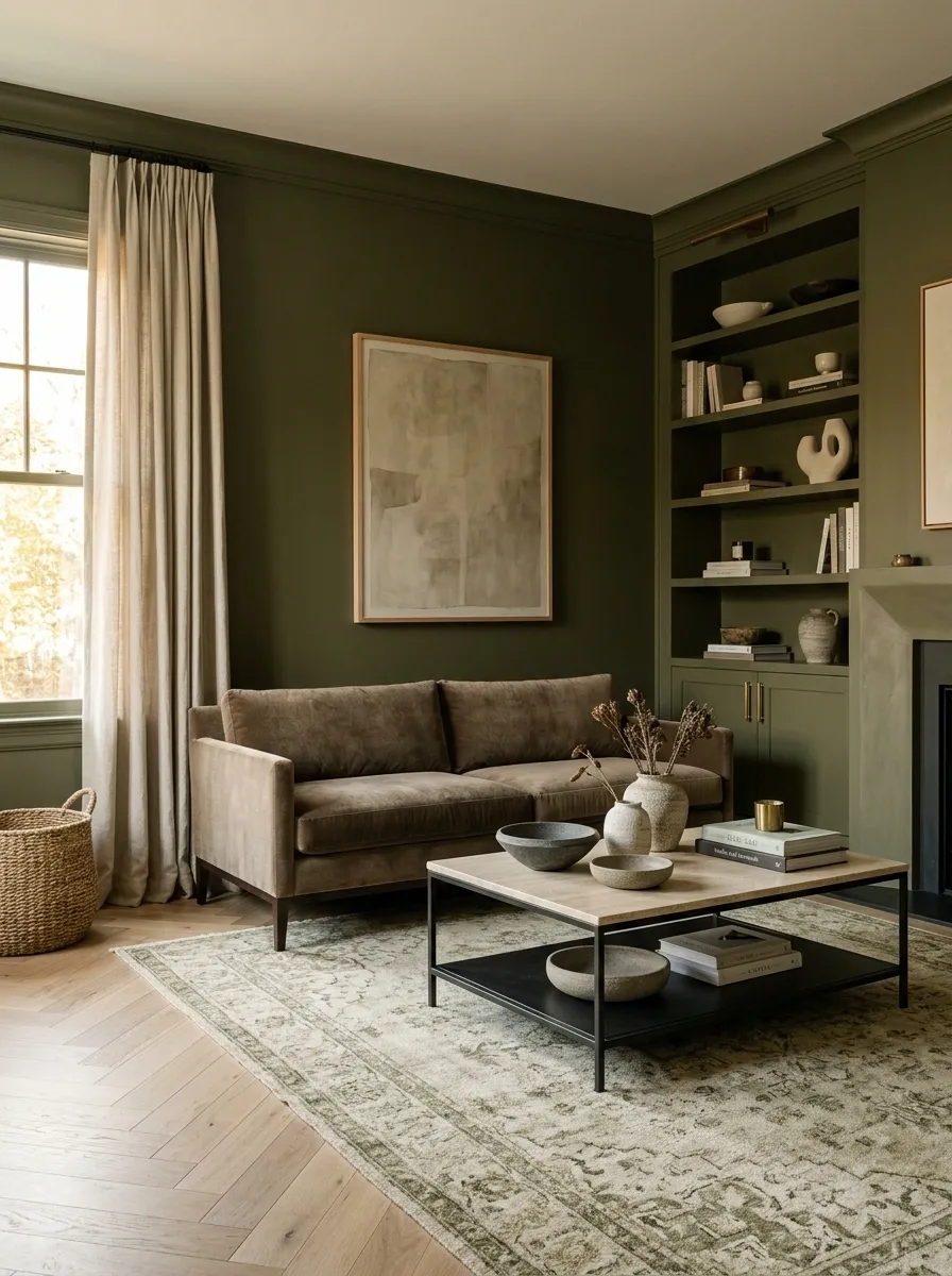 Let One Wall Color Do More Work