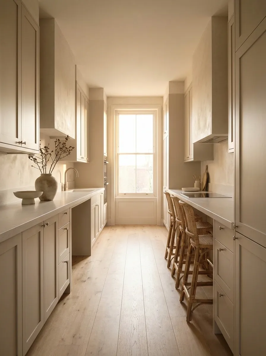 Light Taupe Kitchen With Layered Texture