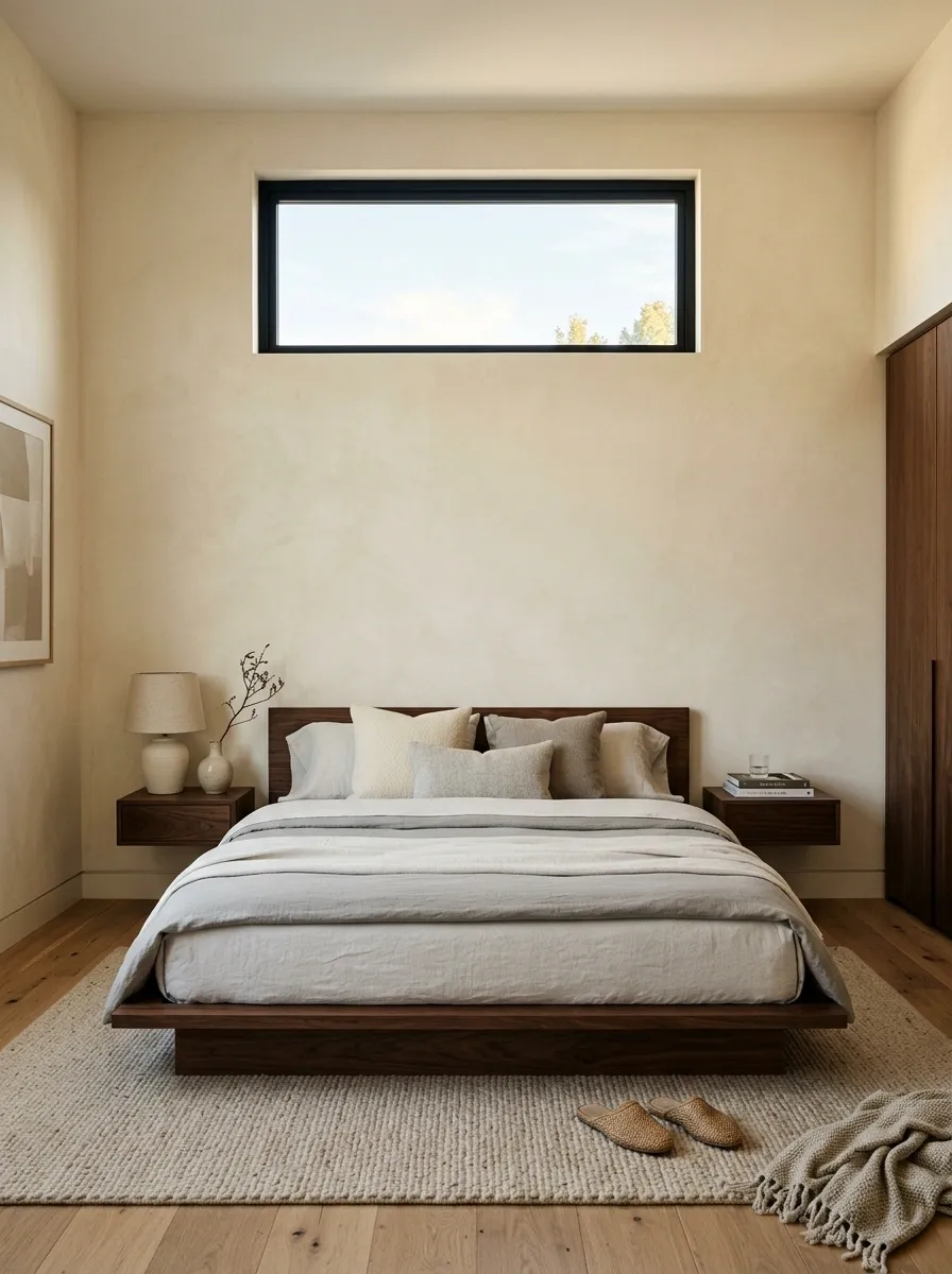 Low Platform Bed Beneath a High Awkward Window