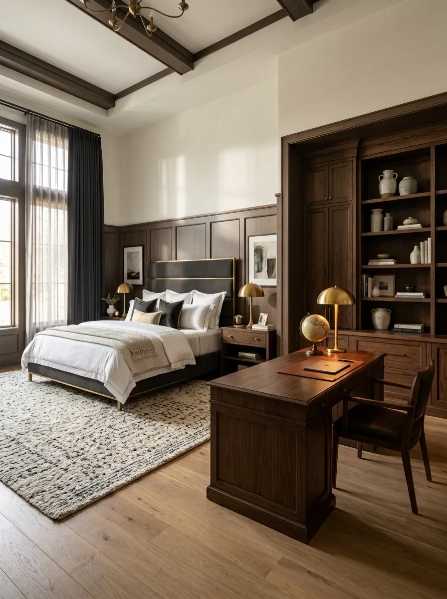 Luxury Guest Room With a Separate Executive Office Alcove