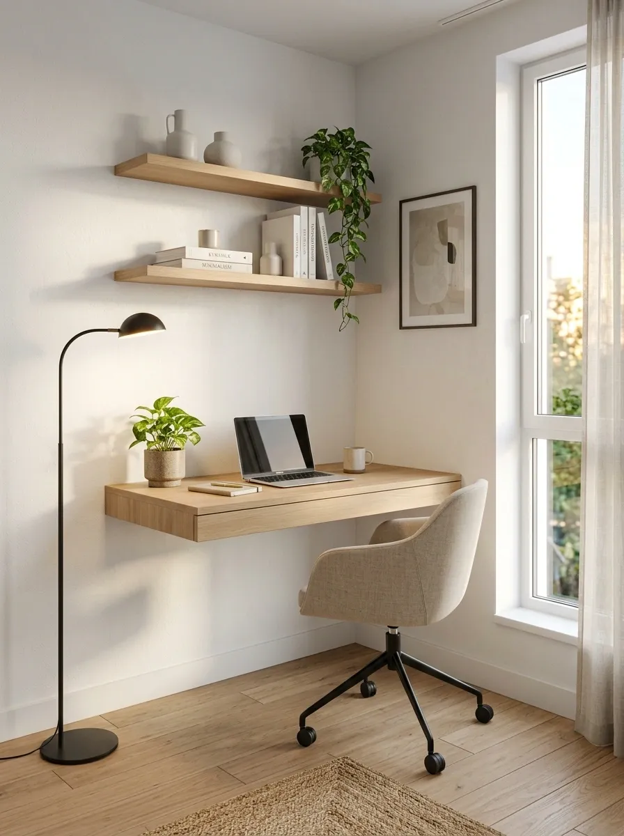 Make a Corner Desk Work Without Closing In the Room