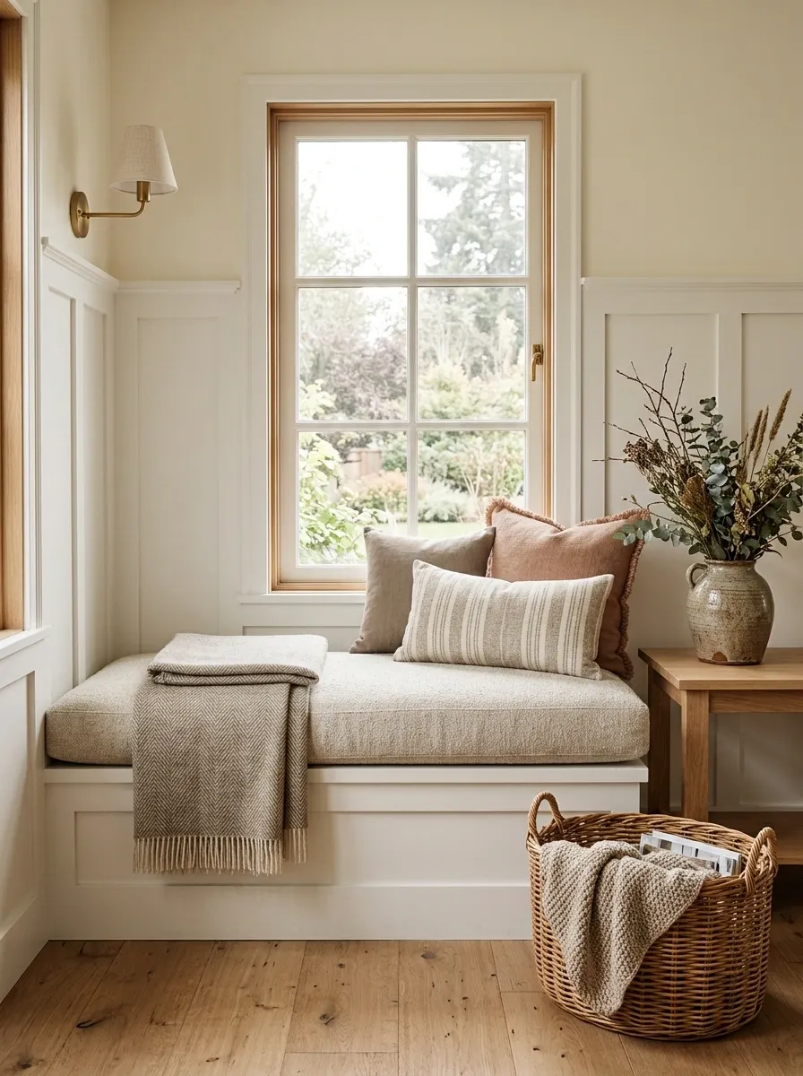 Make a Window Seat Feel Finished With Existing Layers