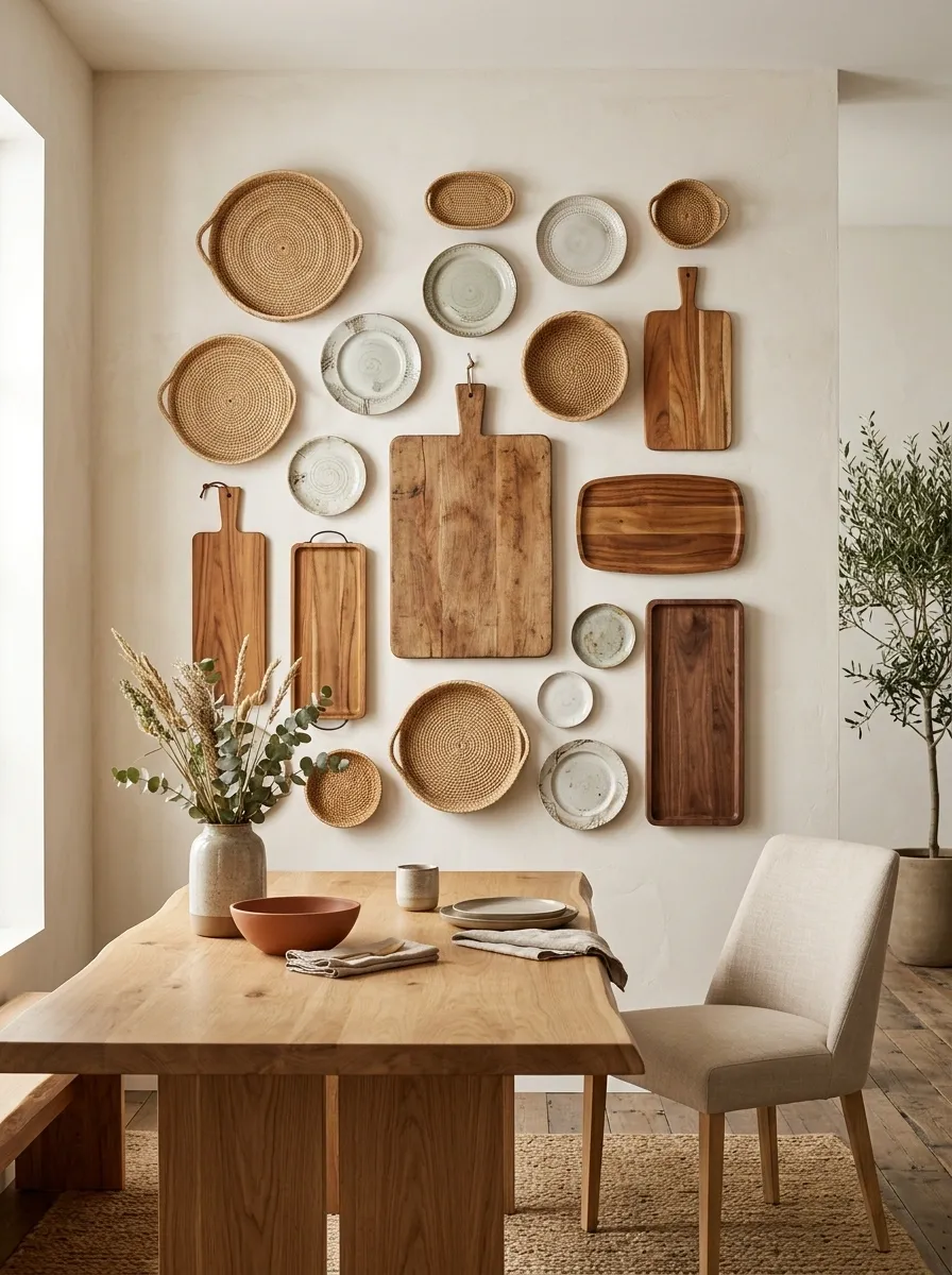 Make Art From Plates, Baskets, or Cutting Boards