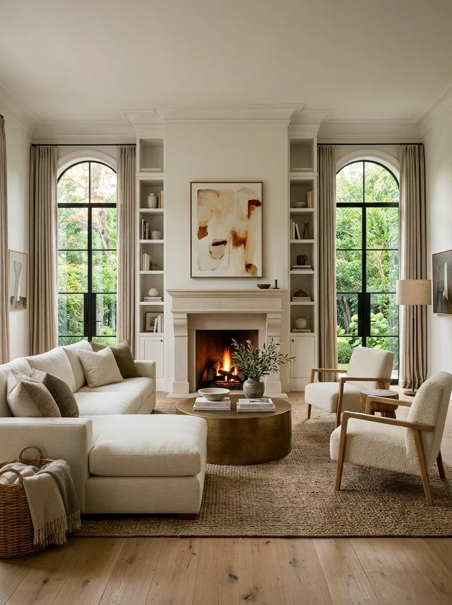 Make the Largest Piece Match the Room's Architecture