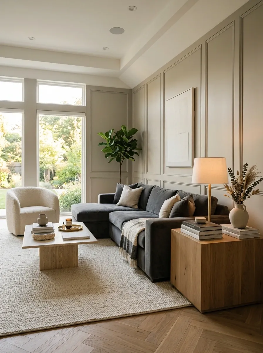 Match the Side Tables to the Sofa's Scale
