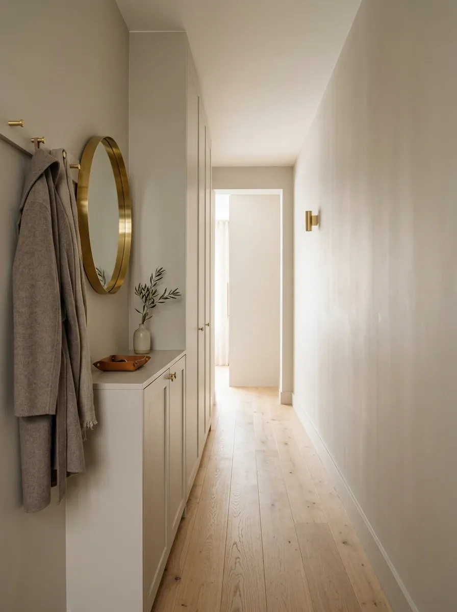 Match the Storage to the Wall So It Visually Recedes