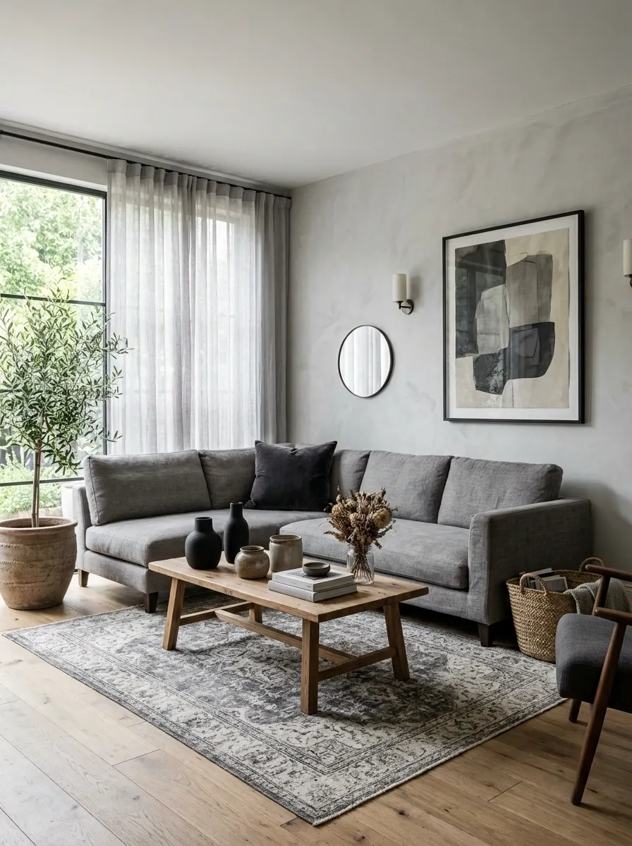Mix Charcoal and Pale Grey Instead of Matching Everything