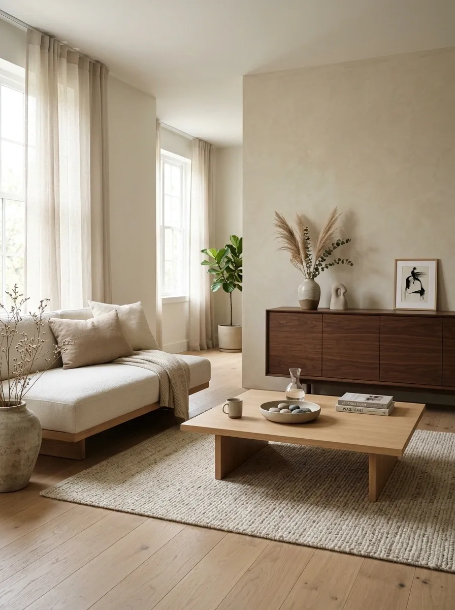 Mix Light and Dark Wood Without Making It Busy