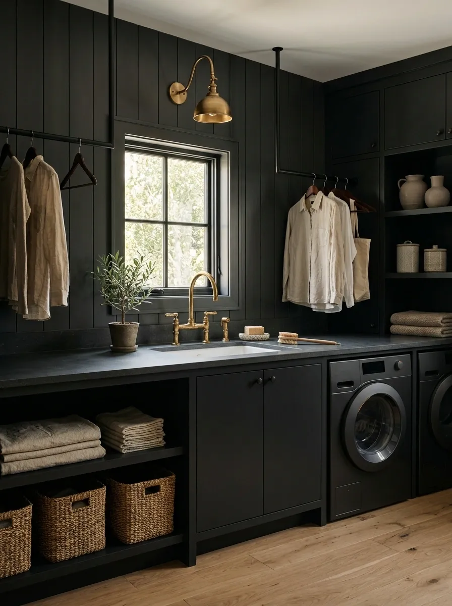 Mix Matte Black With Aged Brass