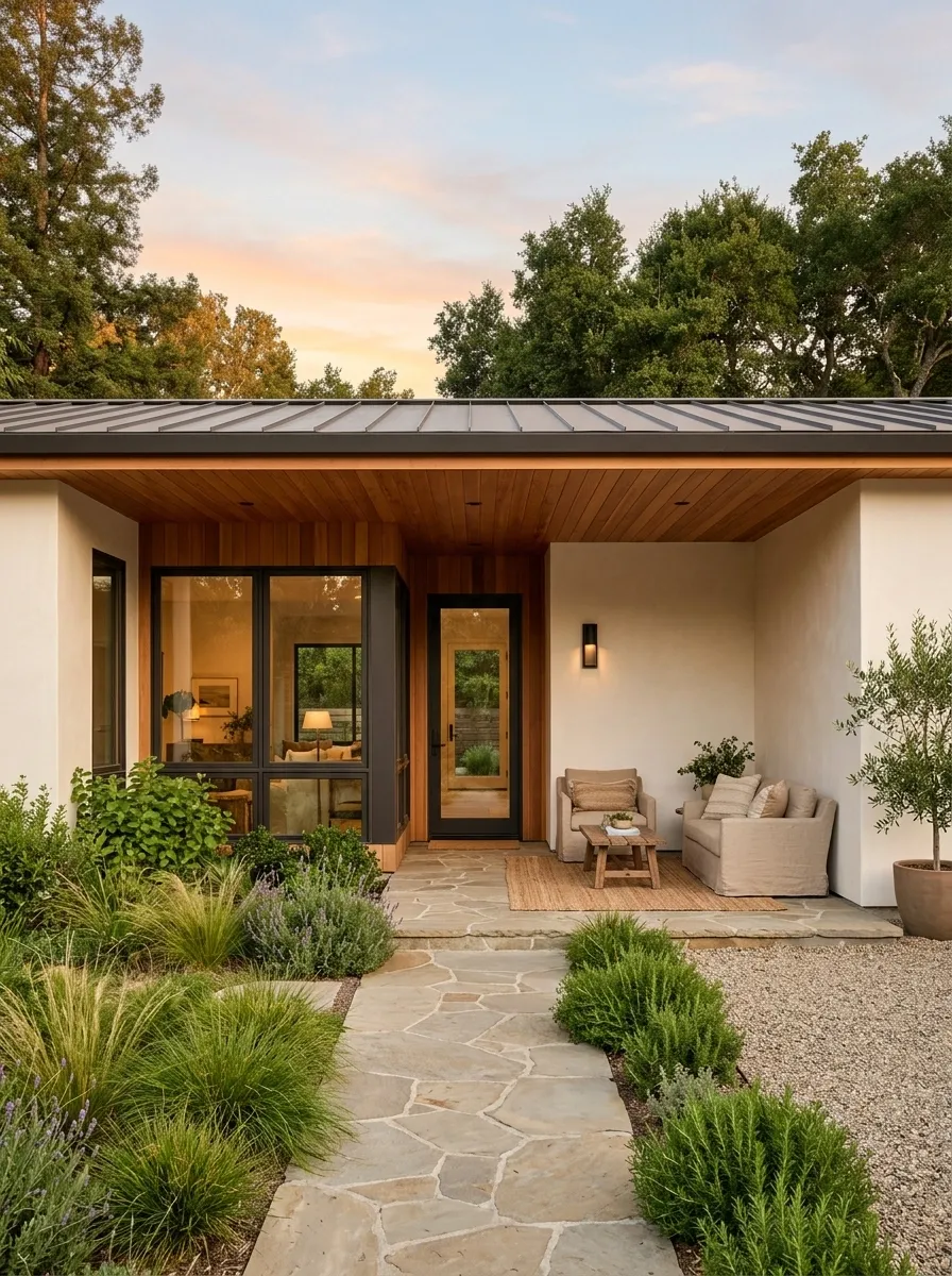 Modern House With Large Covered Porch