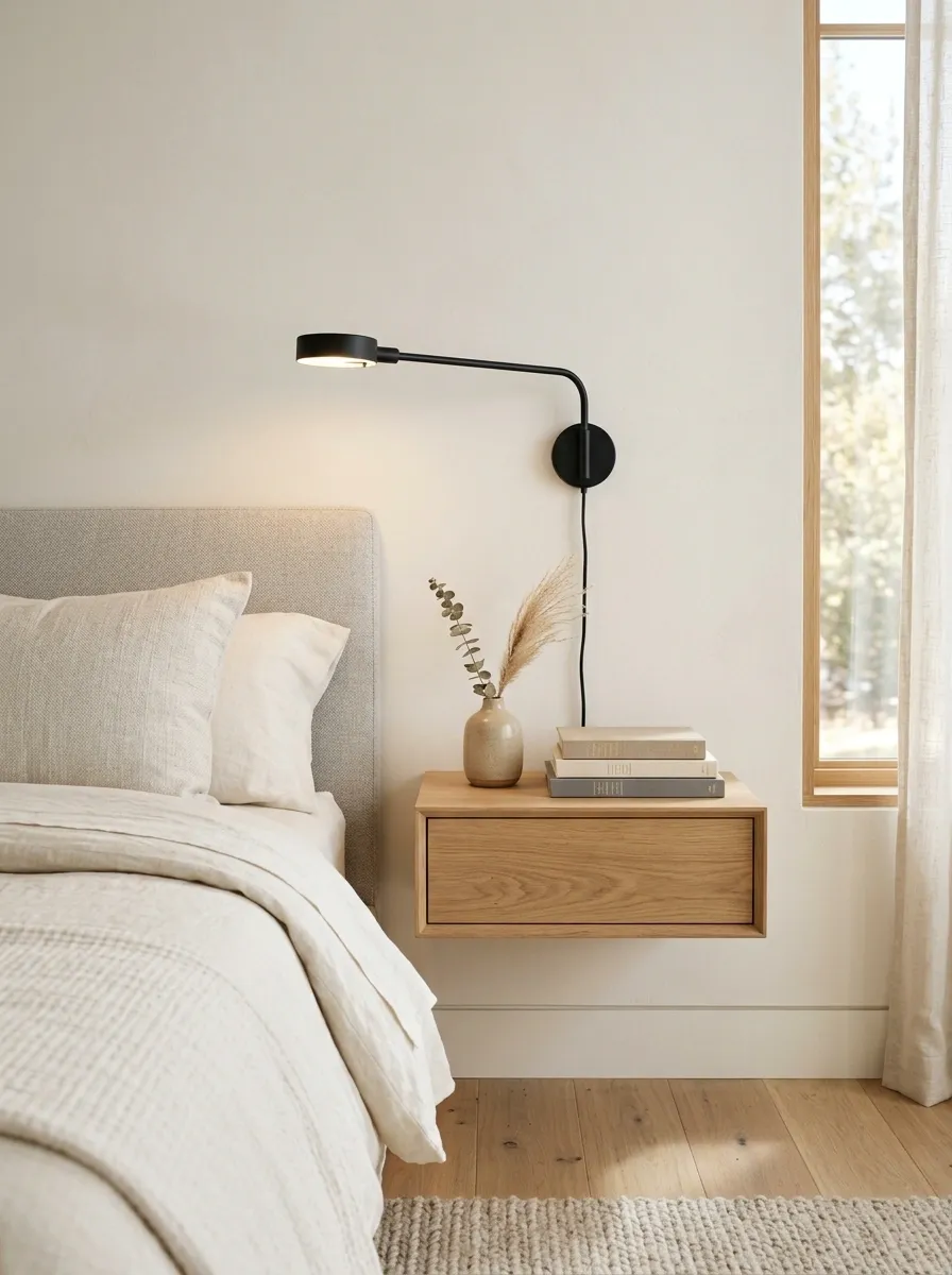 Move Bedside Lighting Onto the Wall