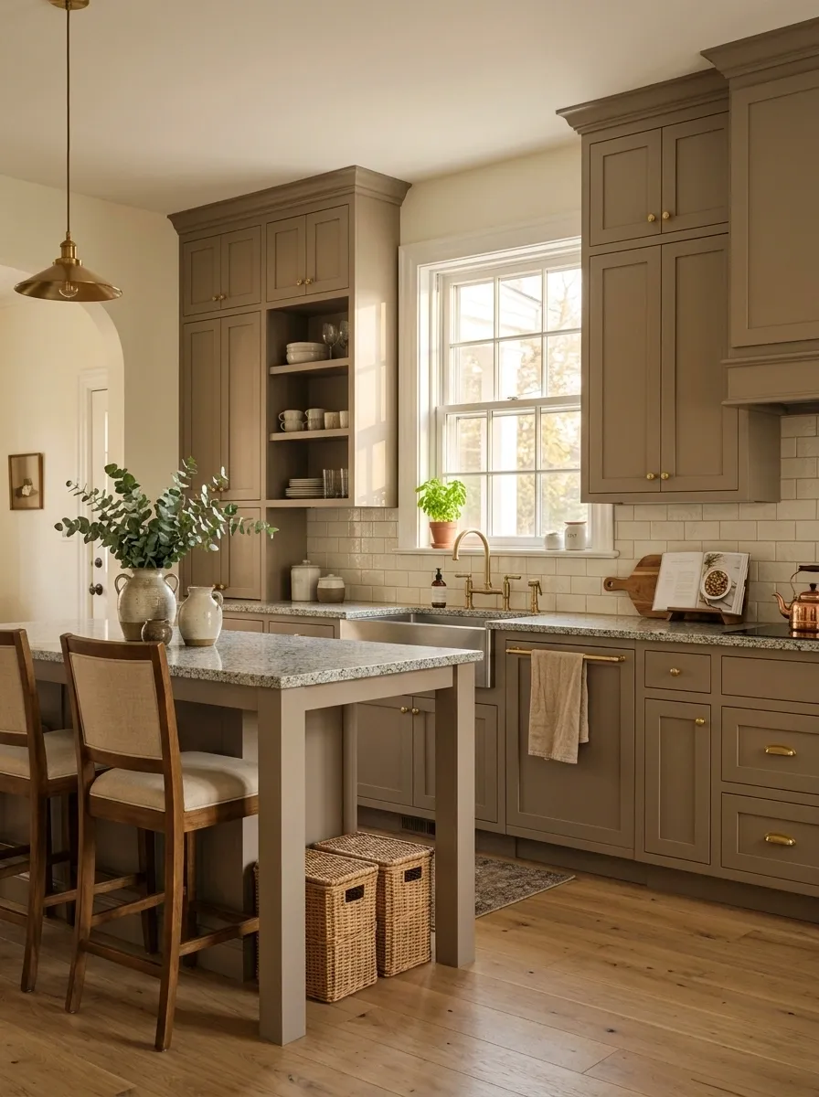 Paint the Cabinets a Softer, More Current Color