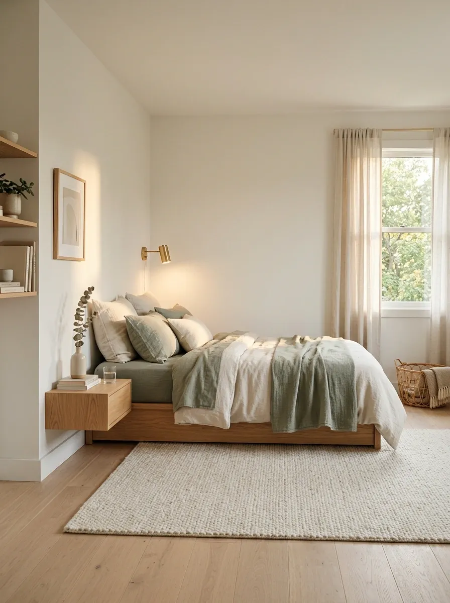 Push the Bed Into a Corner and Free Up the Center