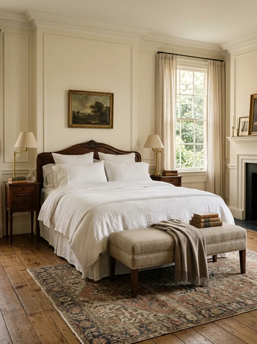 Put a Small Bench at the Foot of the Bed