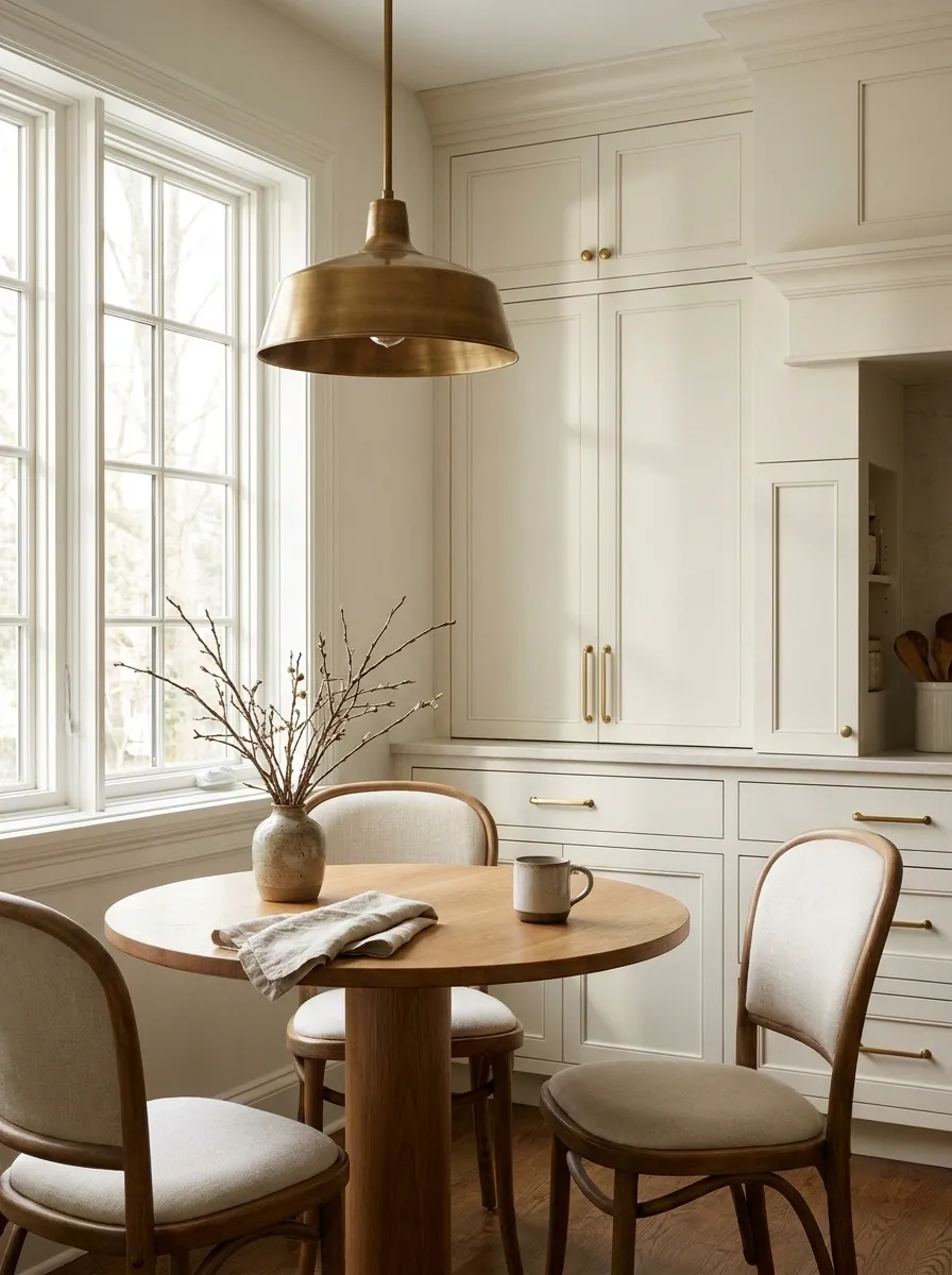 Refined Everyday Kitchen With Bistro-Style Seating