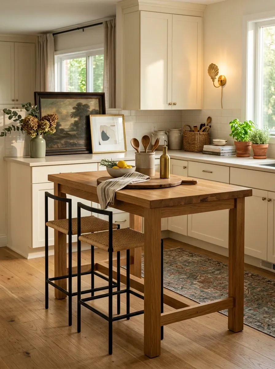 Rental-Friendly Kitchen With Removable Visual Layers