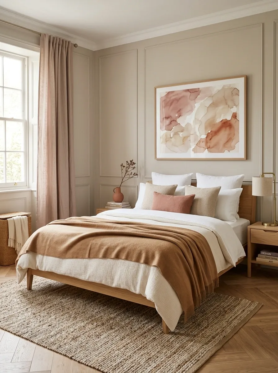 Repeat One Warm Color in Small Places