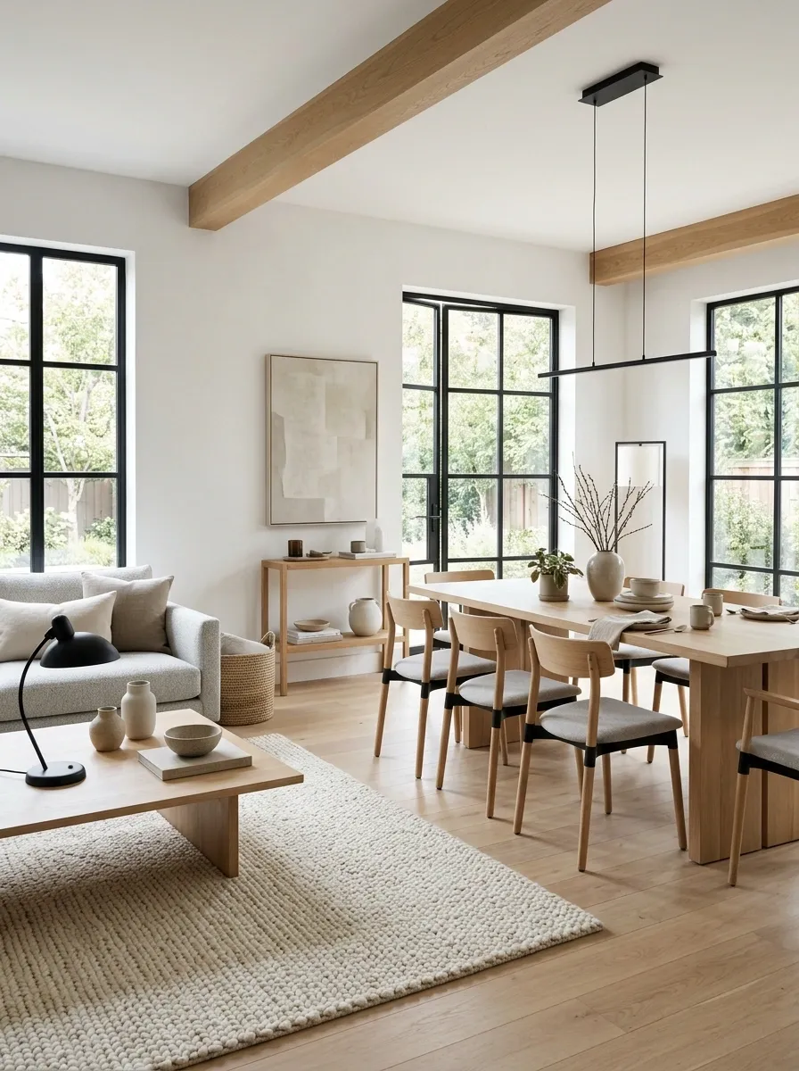 Repeat the Same Few Materials Across Different Rooms