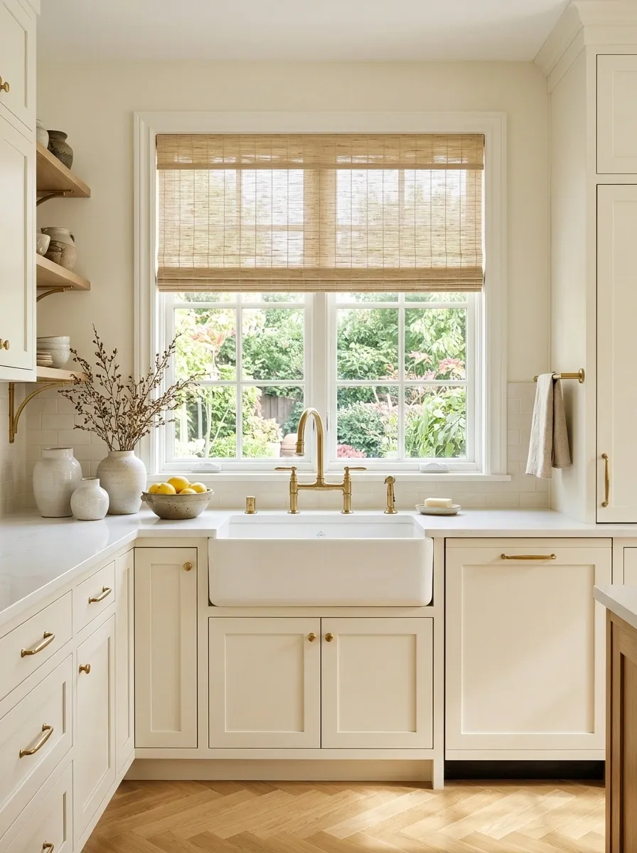 Replace a Dated Window Treatment With Something Simpler