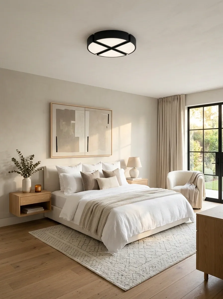 Replace an Ornate Ceiling Fan With a Cleaner Fixture That Fits the Room