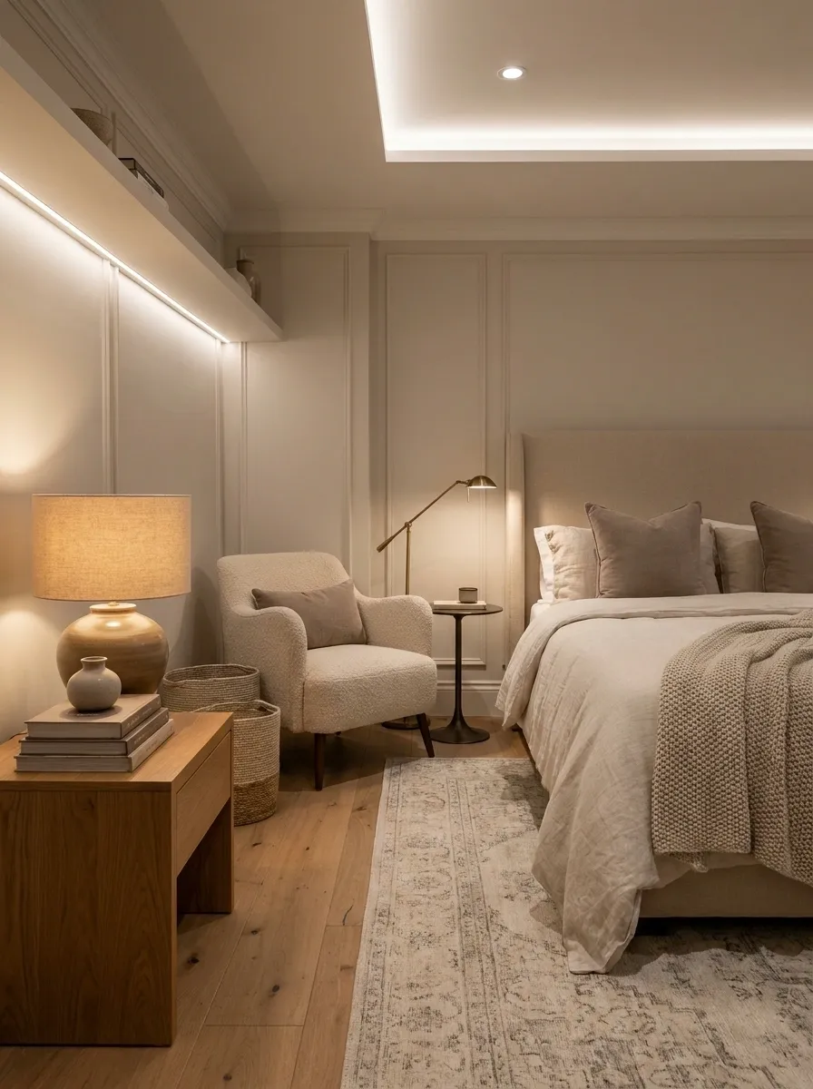 Replace the Harsh Ceiling Light With Layered Lighting
