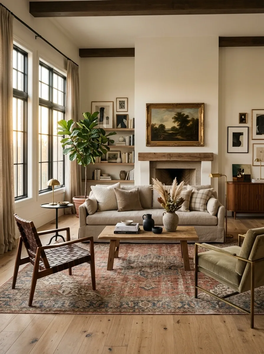 Replace the Matching Furniture Set With a More Collected Mix