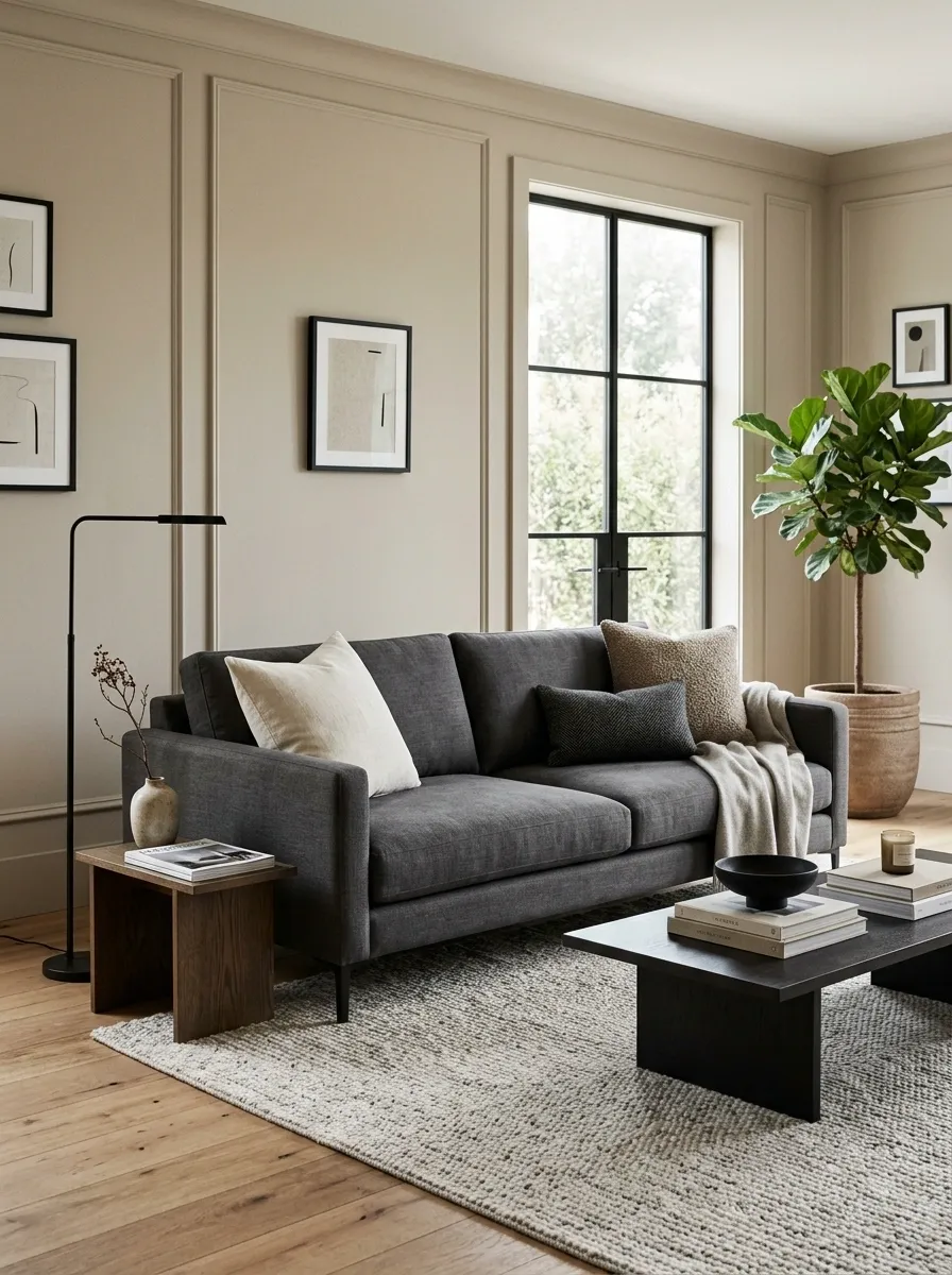 Replace the Pillow Pile With Fewer, Larger Textural Layers
