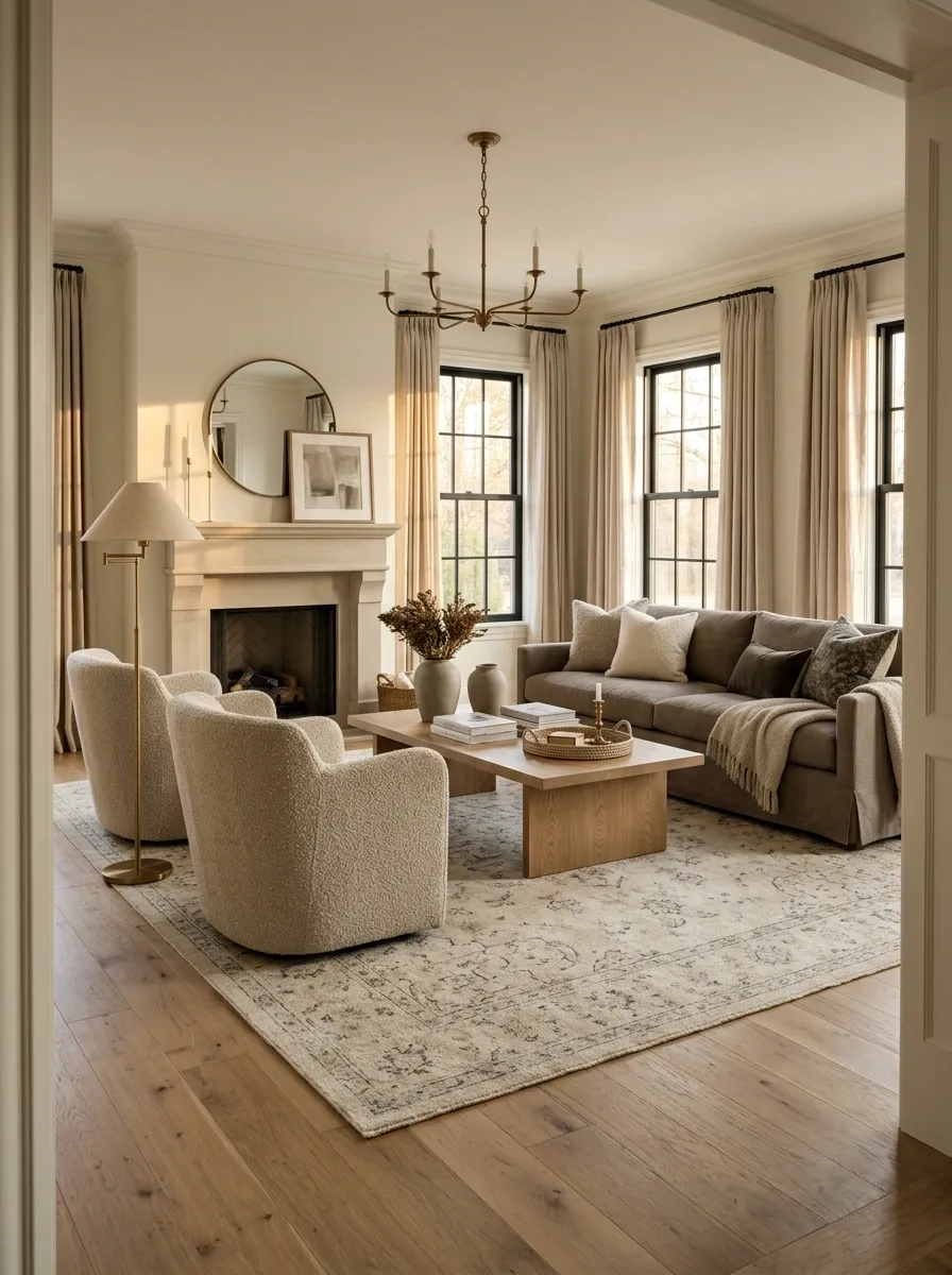 Scale the Rug to the Furniture Instead of the Room