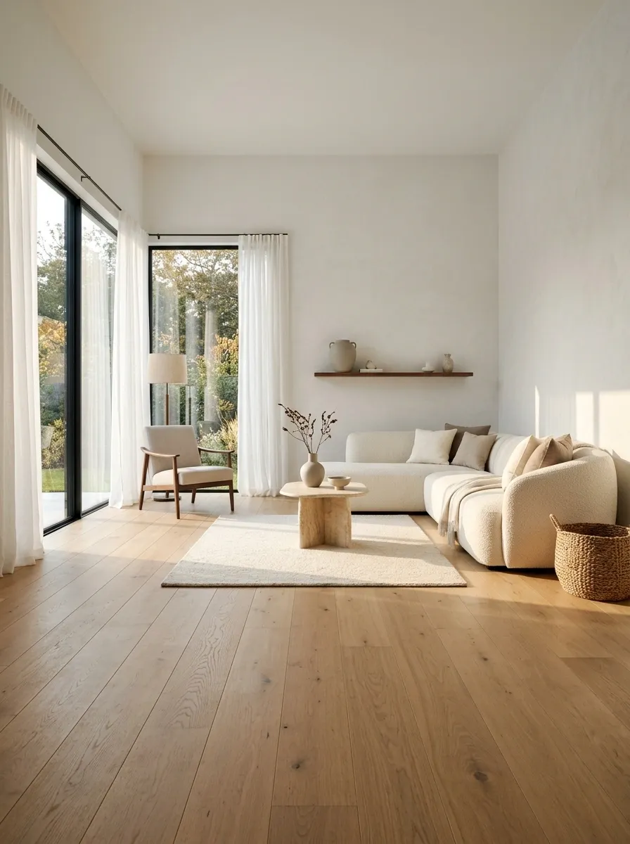 Sculptural Corner Sectional With a Wide Open Center