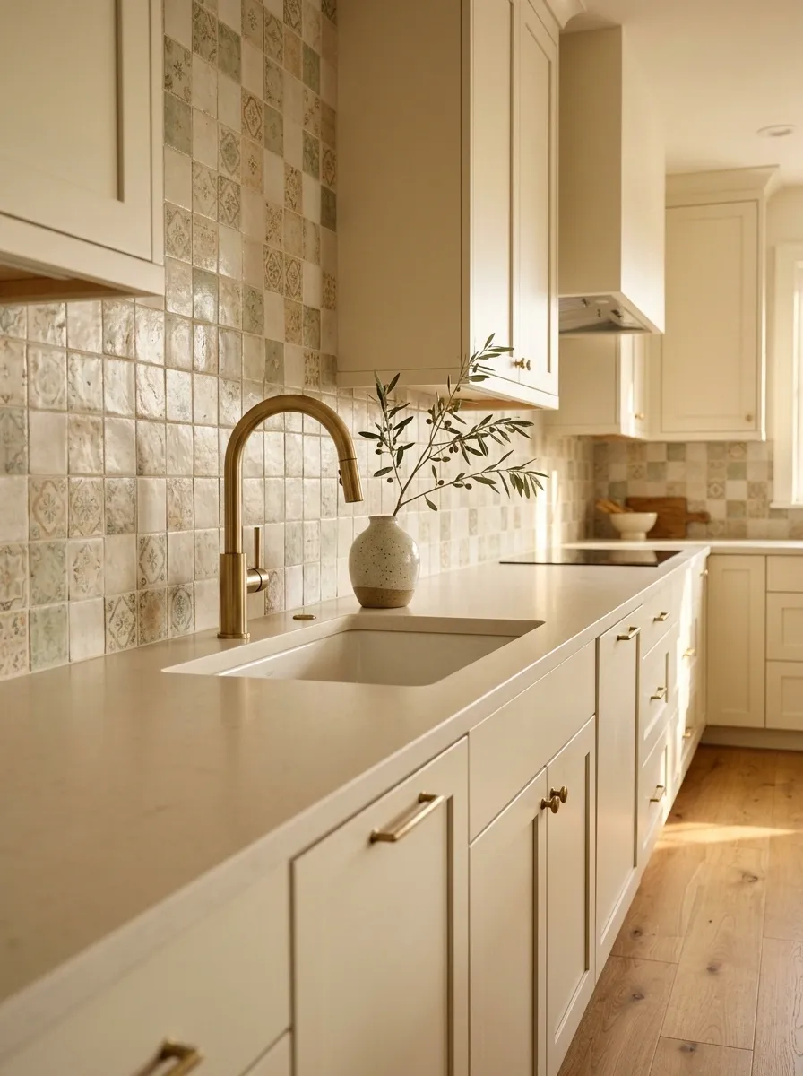 Simplify the Backsplash Styling Instead of Replacing the Tile