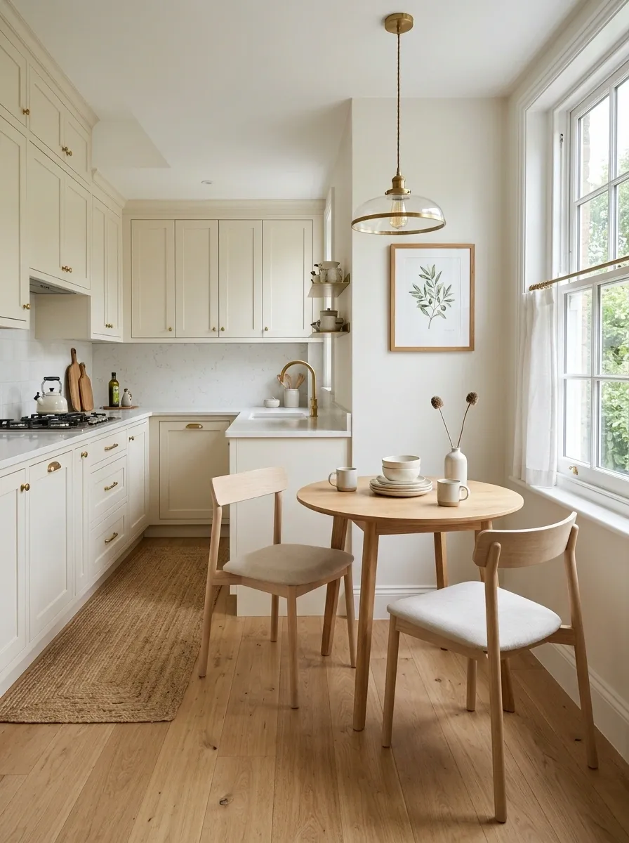 Small Kitchen With a Café-Inspired Breakfast Zone