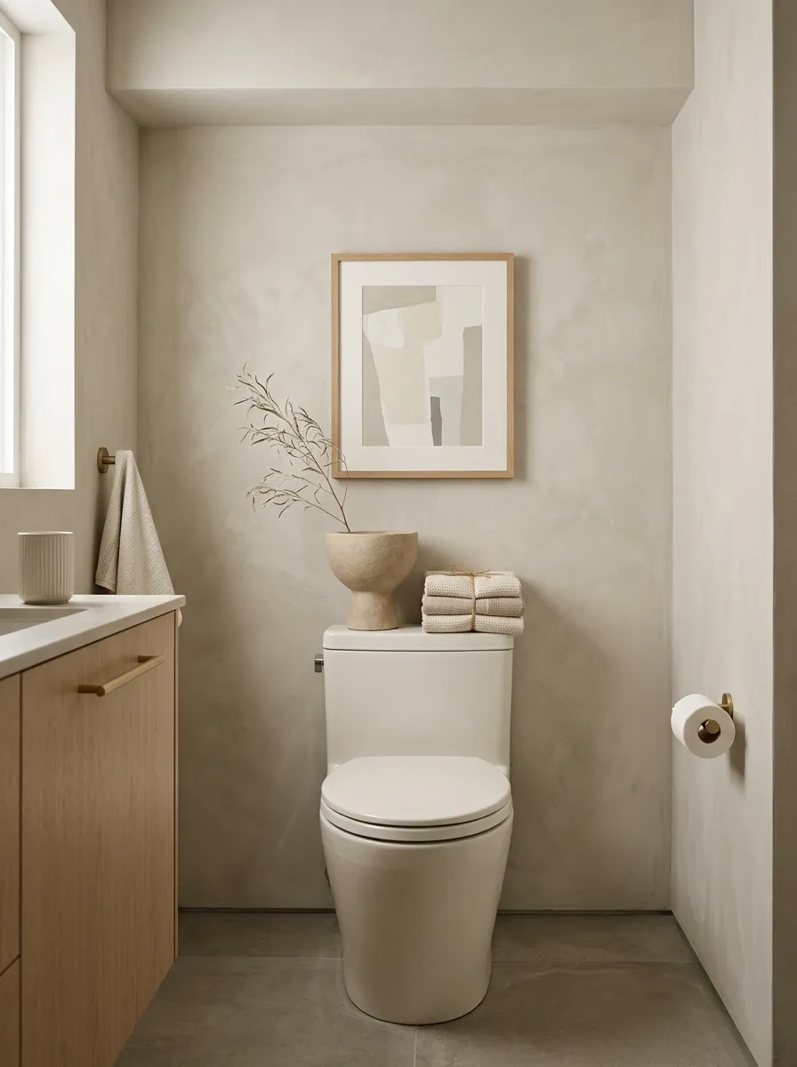 Soft Beige Bathroom With Tonal Styling