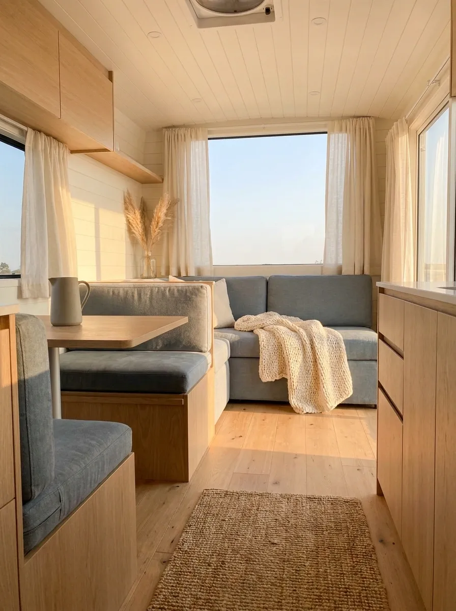 Soft Coastal RV Without the Beach-Themed Clutter