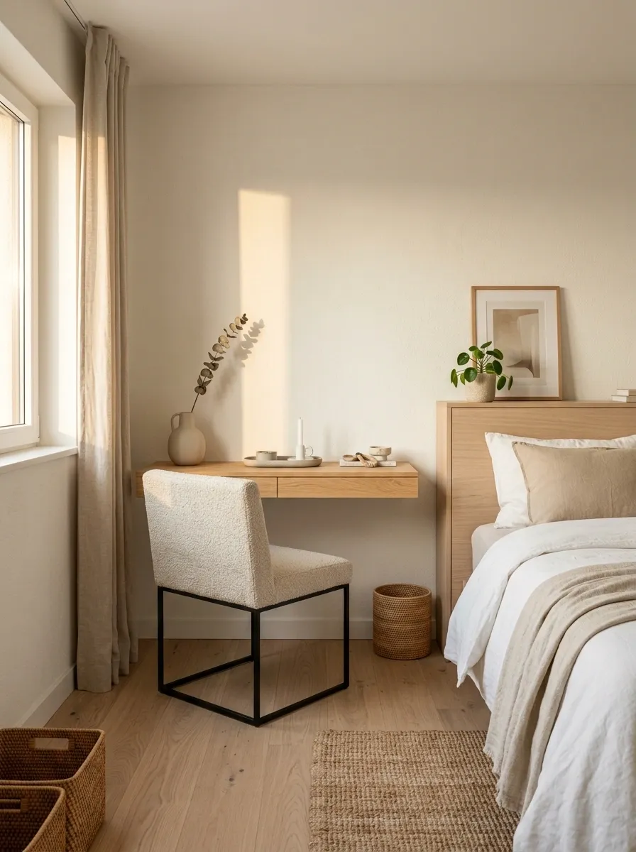 Swap a Bulky Chair for a Slim Armless Seat