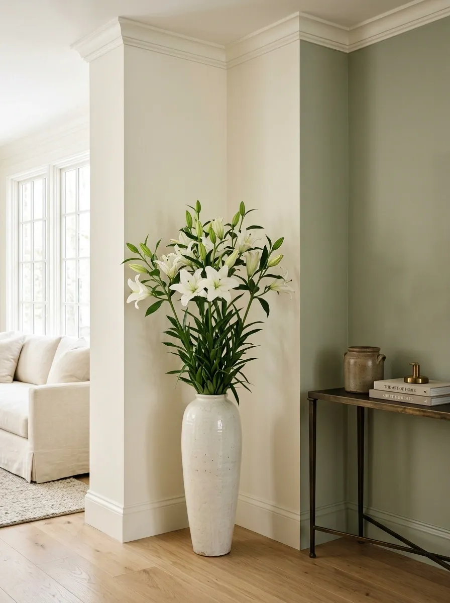 Tuck Lilies Into an Awkward Empty Corner
