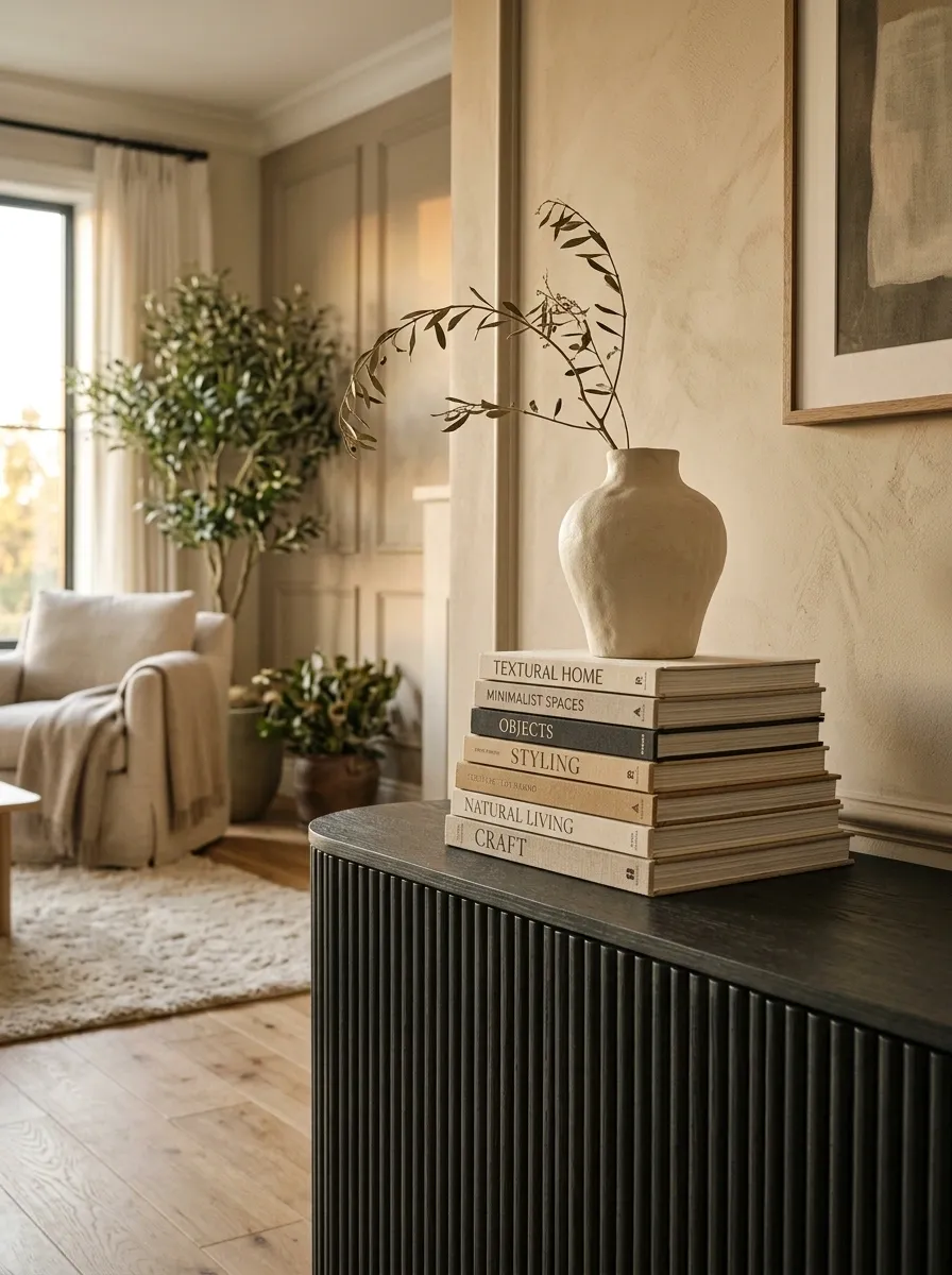 Turn a Stack of Books Into a Decor Anchor