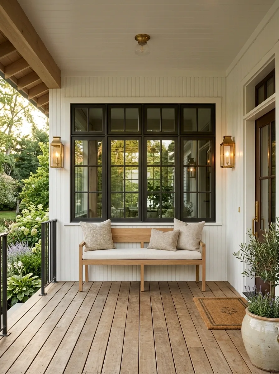 Use a Bench Under the Windows Instead of Against the Door