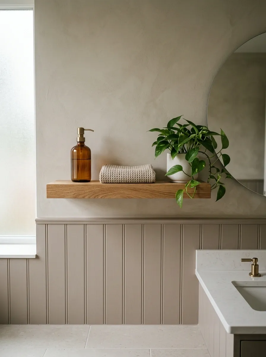 Use a Floating Shelf Without Making It Busy