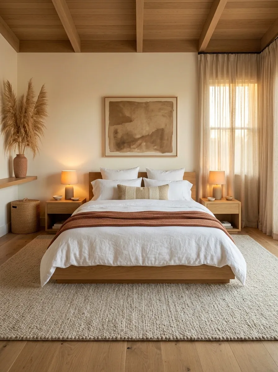 Use a Rug That Extends Beyond the Bed