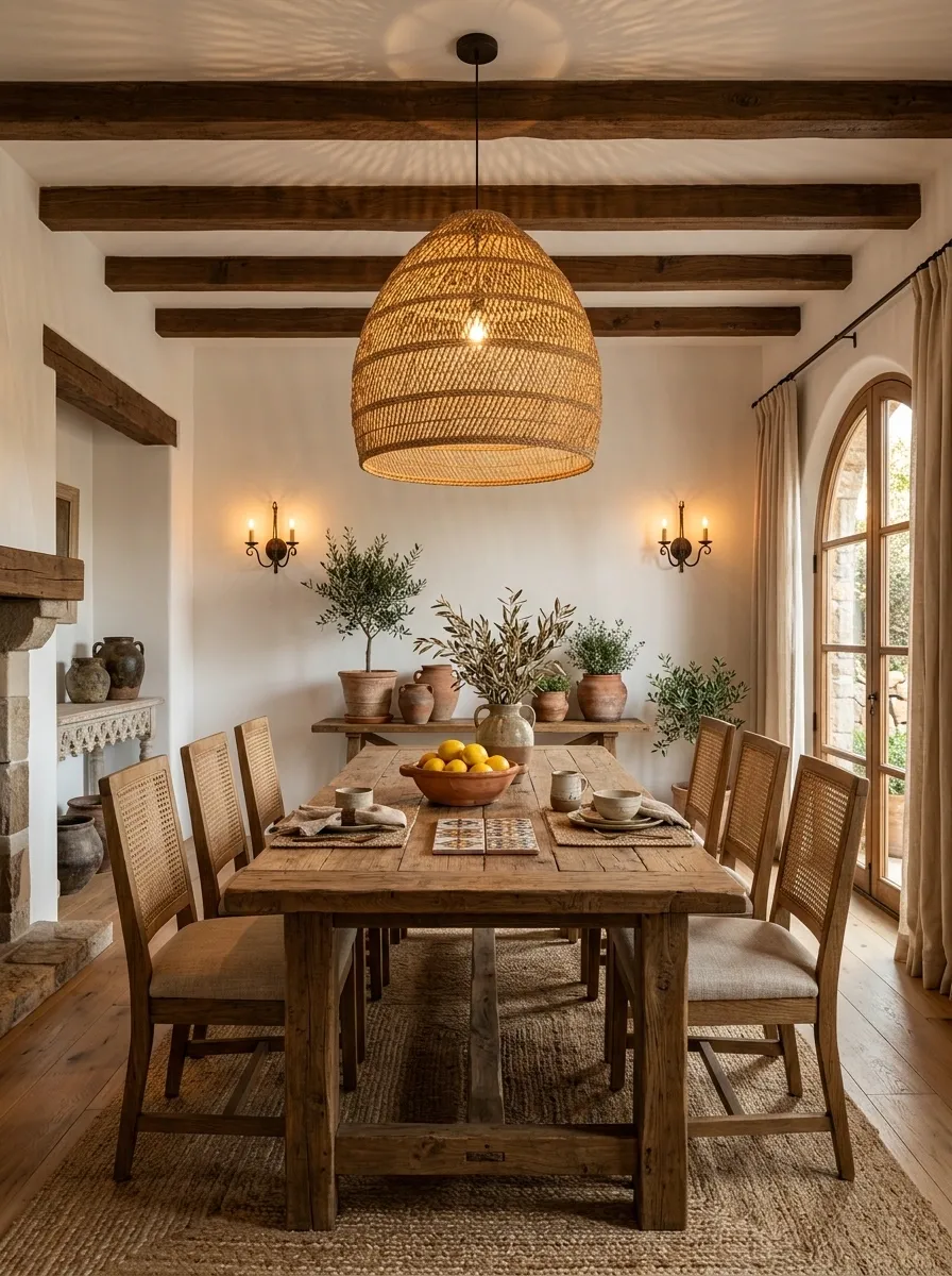 Use a Statement Pendant Instead of Generic Ceiling Lights