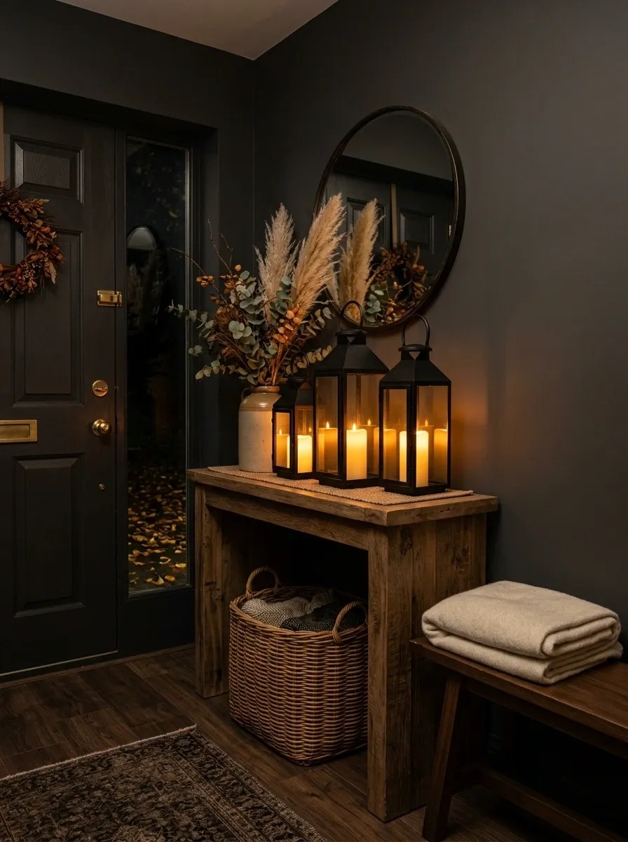 Use Candle-Style Lanterns to Create a Nighttime Glow