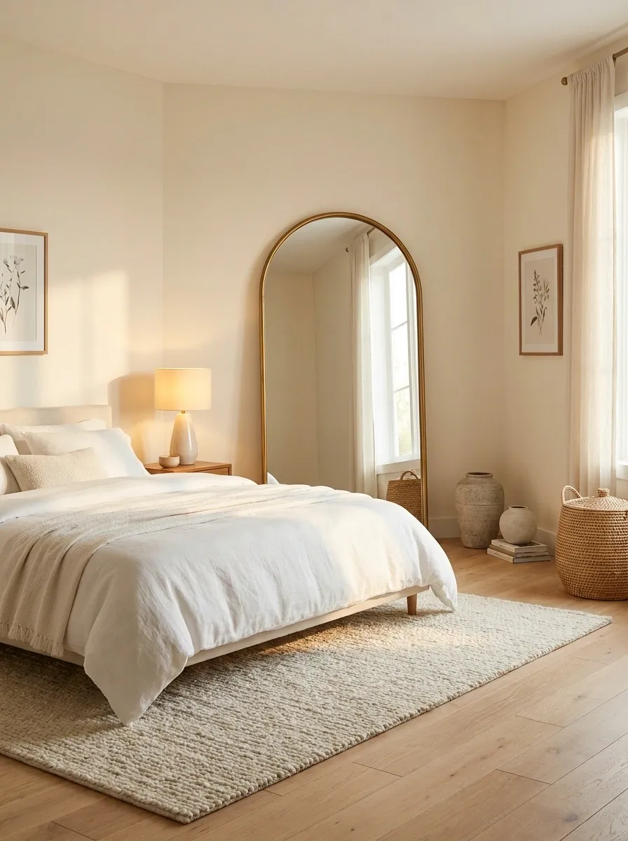 Use Mirrors to Fix a Flat or Dark Bedroom