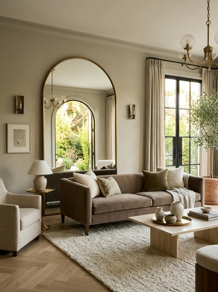 Use Mirrors to Improve the Room's Visual Depth